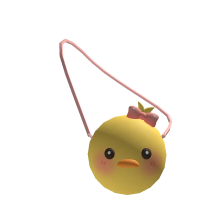 Cute Duck With Bow Bag