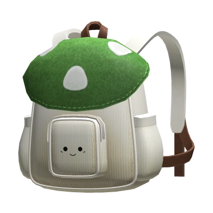 Kawaii Mushroom Backpack (Green)
