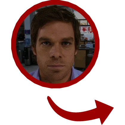Dexter Morgan 2 Red Circle