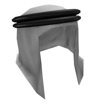 Arab Sheikh Scarf Headress in Black