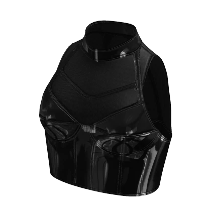 Black Latex Bustier