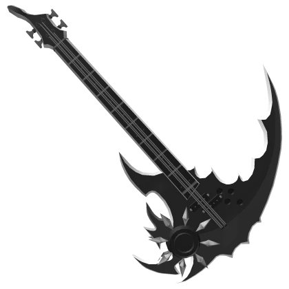 Cyberpunk Y2K Guitar Scythe