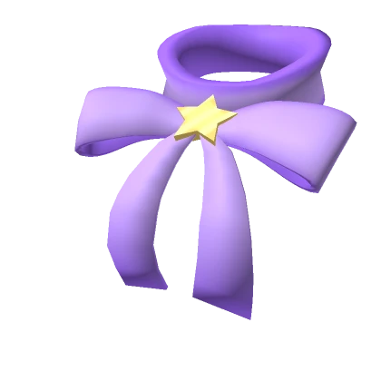 Star Neck Bow [Purple]