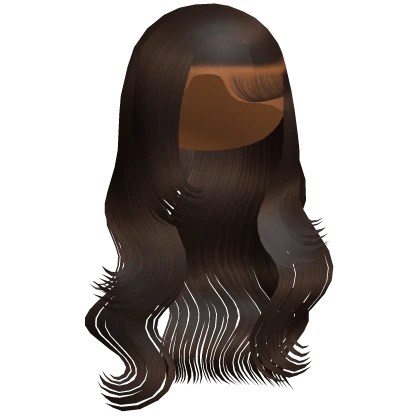 Curled N Wavy Layered Side Part in Brown