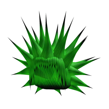 Green Rockstar Punk Liberty Spikes + Mini Bangs 