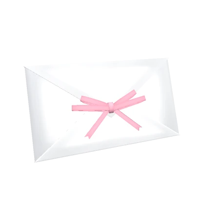 Valentine's Day Letter with Pink Bow