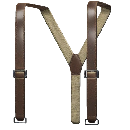 Vintage Brown Suspenders (1.0)