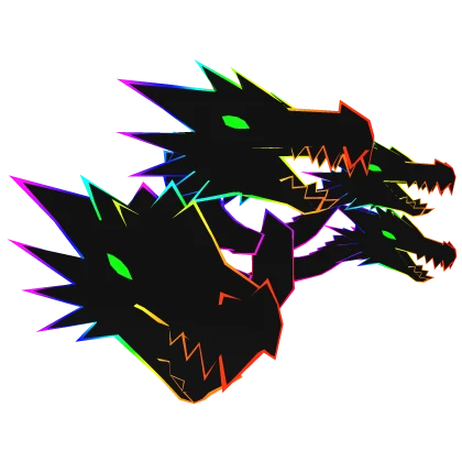 Rainbow Dragon Heads