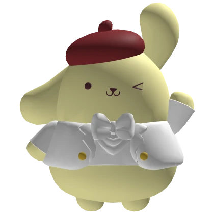 Pompompurin Cute Suit Costume (Back)