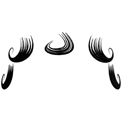 ♡ Fluffy Laid Edges (Black)