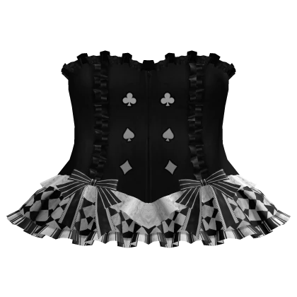gothic wonderland corset dress 3.0 black
