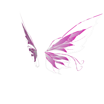 Glitching Sparkle Lavender Butterfly Fairy Wings
