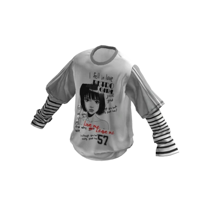 💗Y2K GRAPHIC T-SHIRT_WHITE