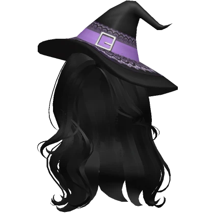 ♡ halloween witch waves in black