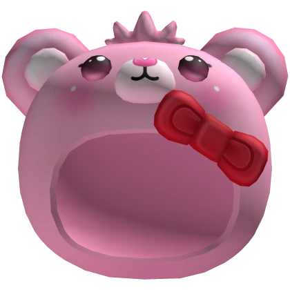 ꒰ cute pink rainbow bear hat ♡꒱