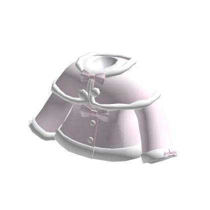 ♡ : kawaii pink winter fur coat dress w/ bows