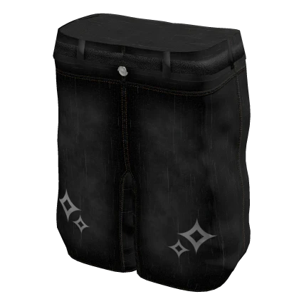 L01 Denim Baggy Jeans (Black)