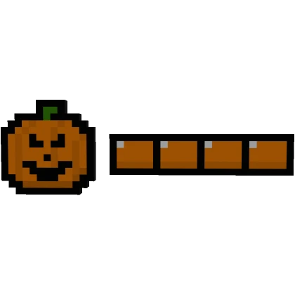 🎃 Halloween Pumpkin 8-Bit Health Bar