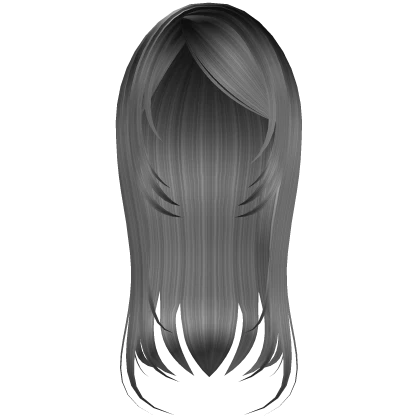 † : scene vamp side bangs hair silver grey ombre