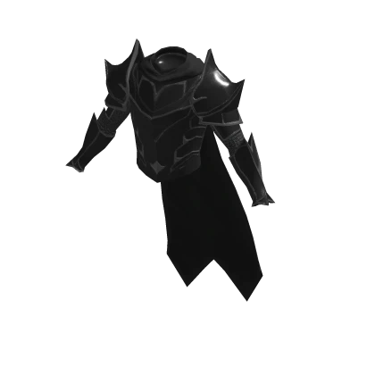 Black nightmare knight plate armor