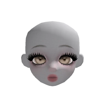 Ghost girl doll head v3(brown)