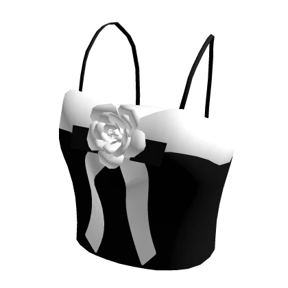 Crop Top With a FlowerKnot