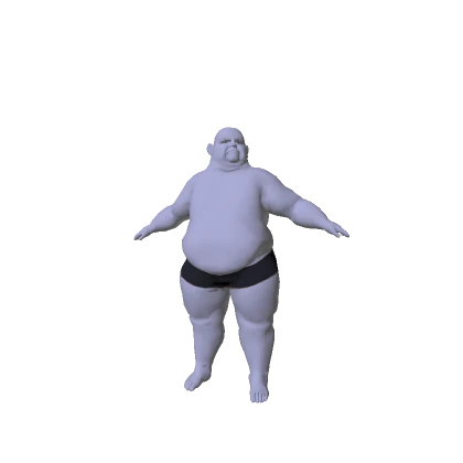 ♡ Big Plus Size Male Body (Re-Colorable)