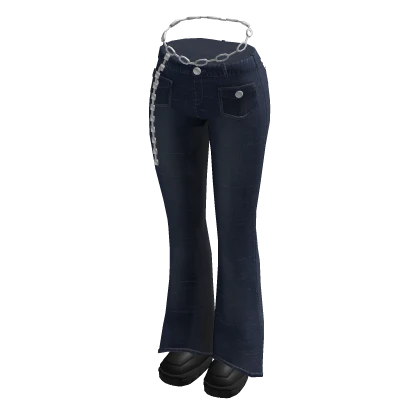 Jean Chains with Shoes