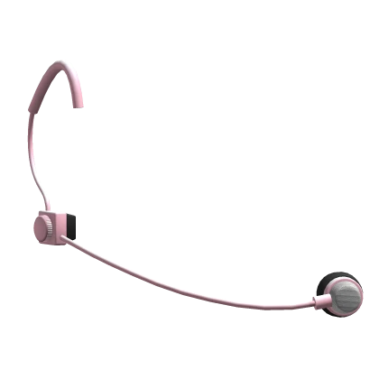 Pink KPop Idol Headworn Face Mic