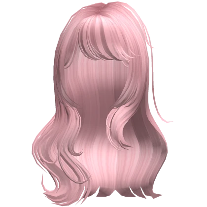 ♡ elegant long wavy hair (pink)