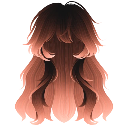 Shy Fluffy Wavy Girly Anime Hair (Embers)