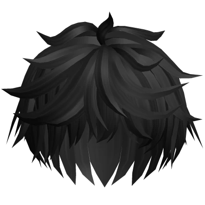 Messy Boy Hair (Black)