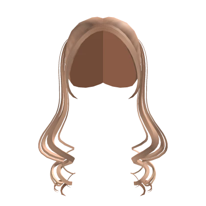 cutesy flowing swirly pigtails in blonde