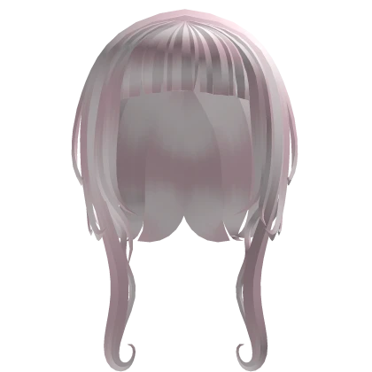 cute pink hair with long front pieces