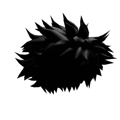 Spiky Black Anime Hair