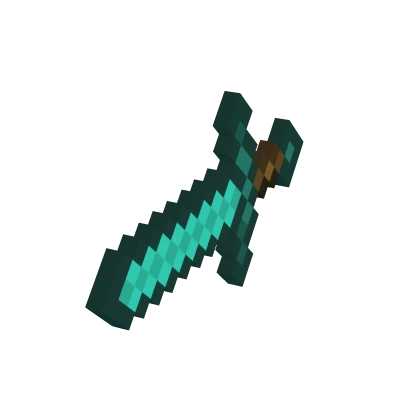 Holdeable Minecraft Diamond Sword