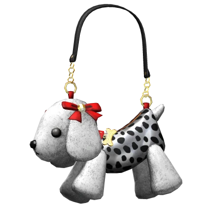 Bling Dog Bag Red & Dalmatian