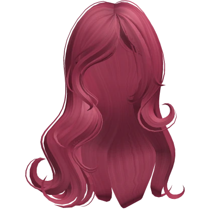 ♡ silky long ethereal hair in hot pink