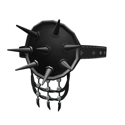 Black Spiked Eyepatch