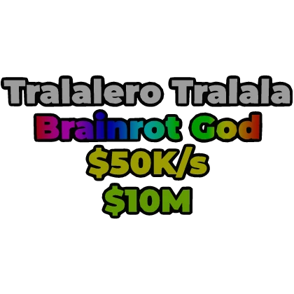 Tralalero Tralala Brainrot God Nametag
