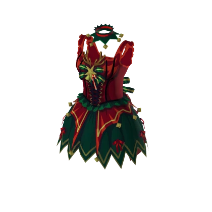 Christmas mini skirt