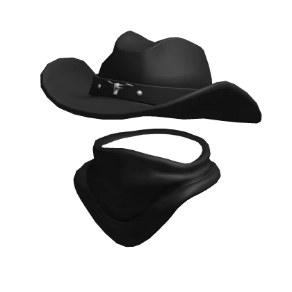 Cowboy Hat With Neckscarf