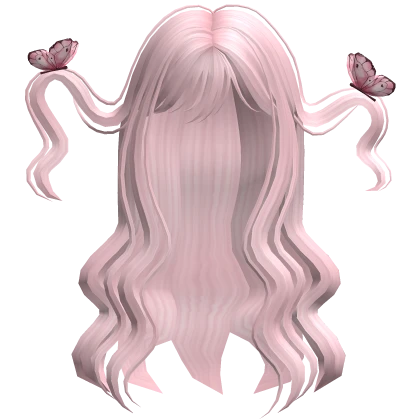 Magical Dreamy Wavy Butterfly Hair (Pink)