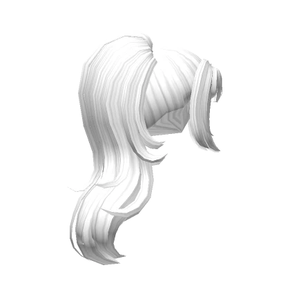 White High Fluffy Ponytail