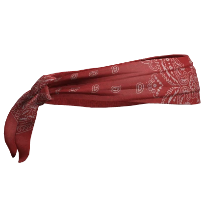 Headscarf Red Paisley Bandana Tactical Headband
