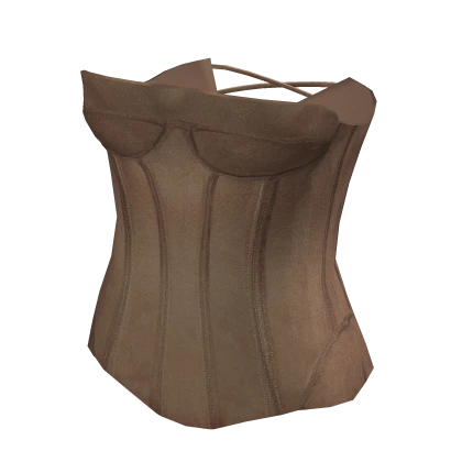 Romantic Brown Velvet Corset