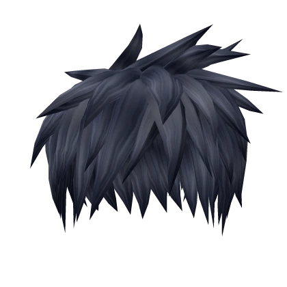 Blue Messy Anime hair 9.0