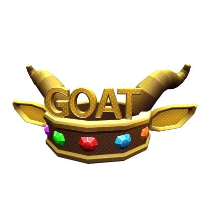 Goated Meme Crown - Colorful Jewels variant