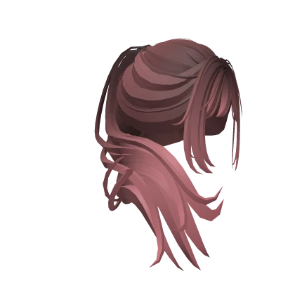 Anime Female Sukuna Hair Ponytail