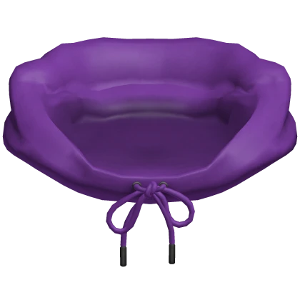 Hoodie Hood Purple Tied Oversized Y2K Basic 1.0